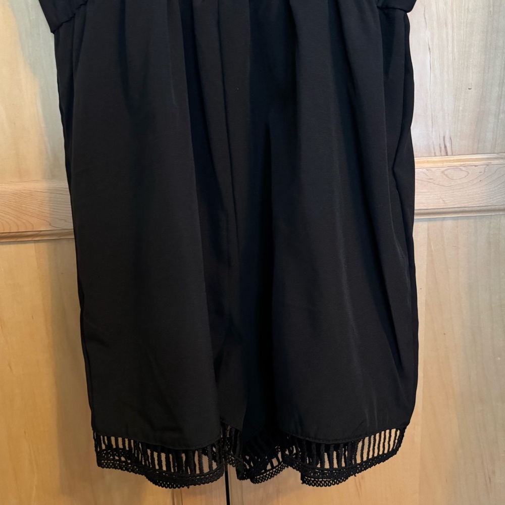 SHEIN Classic Black Romper - Picture 3 of 7